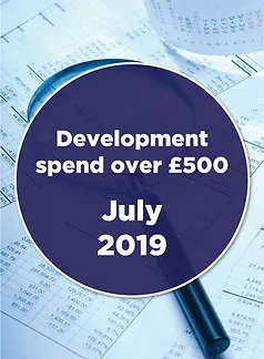 Development Spend - July 2019